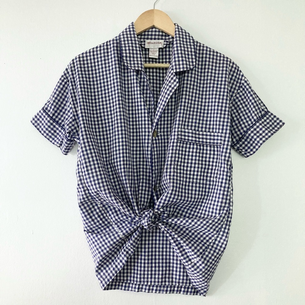 Vintage gingham top